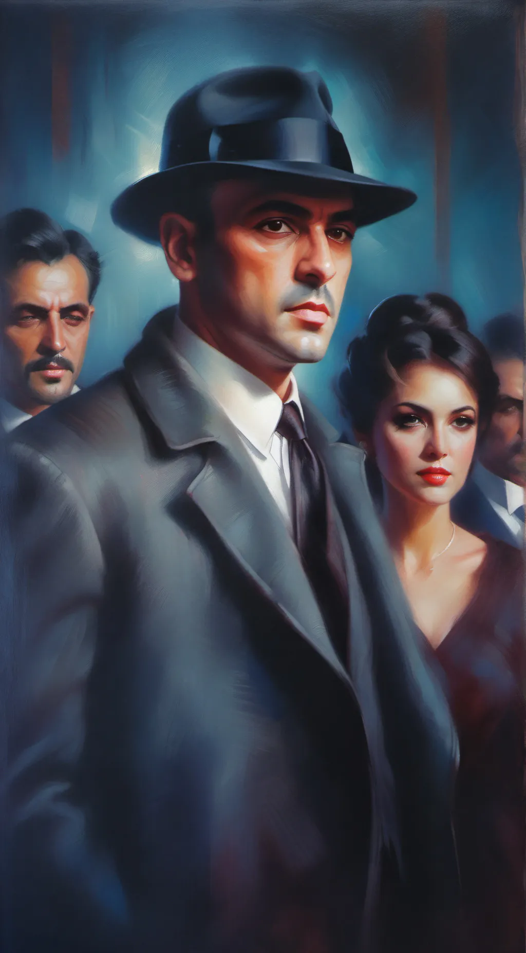ai character: mafia drones au background