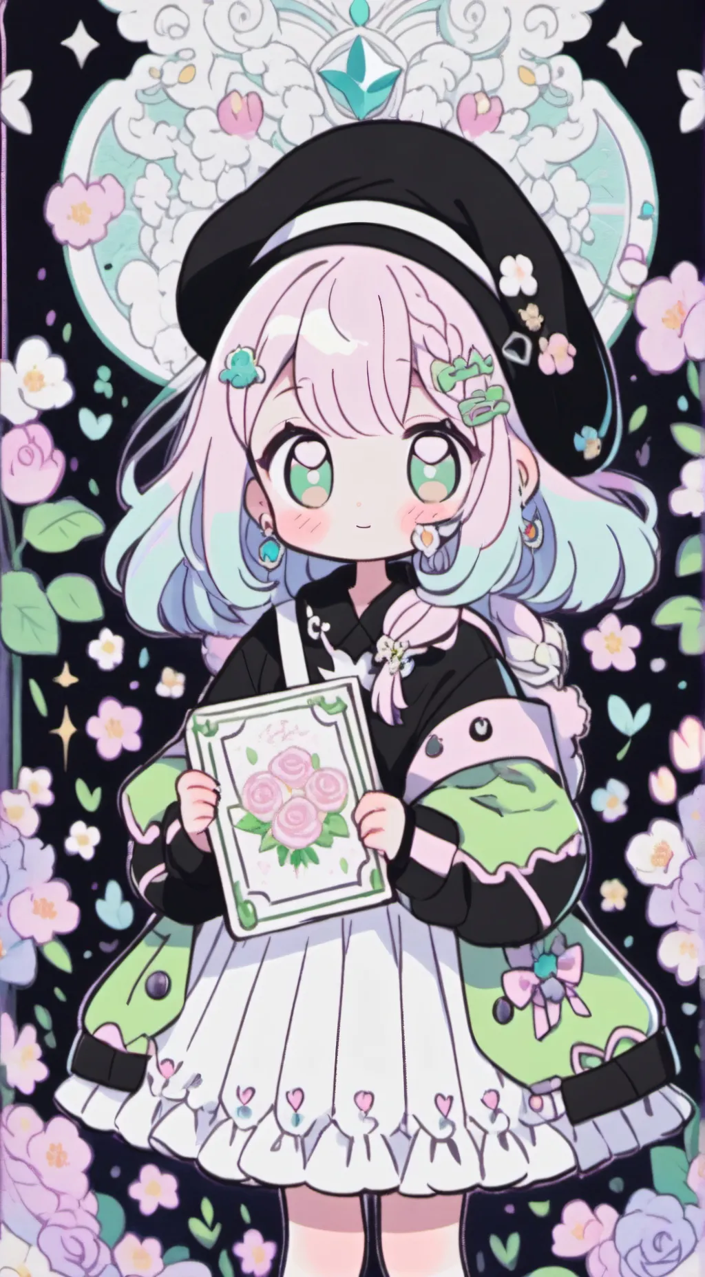 ai character: lonely life background