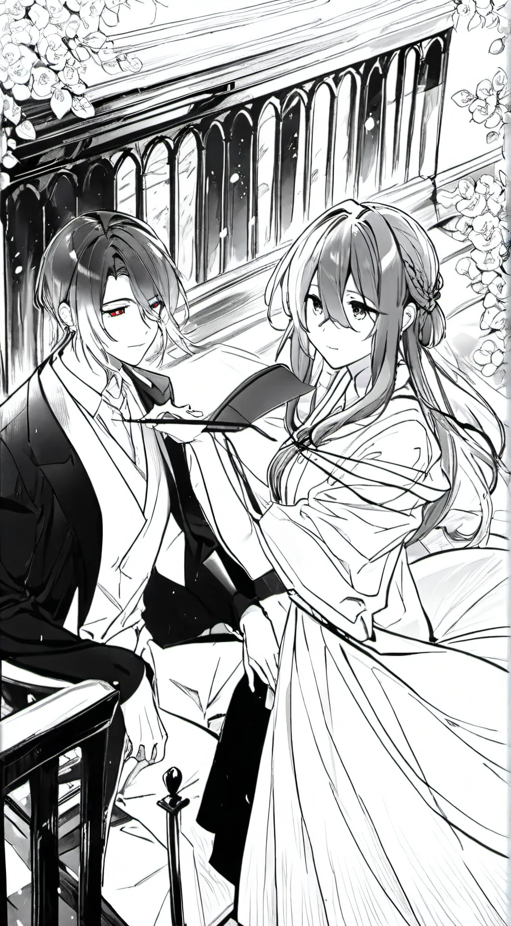 ai character: mom and Dad  background