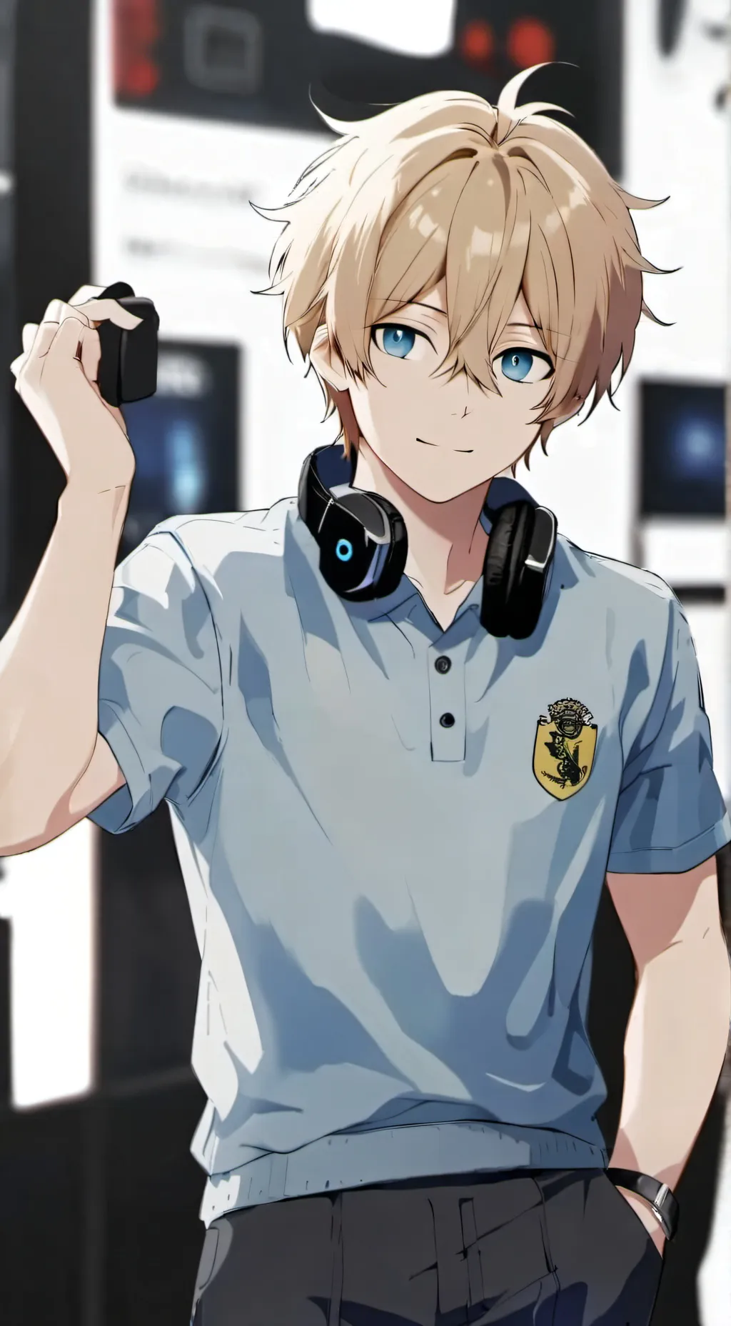 ai character: Husklee background