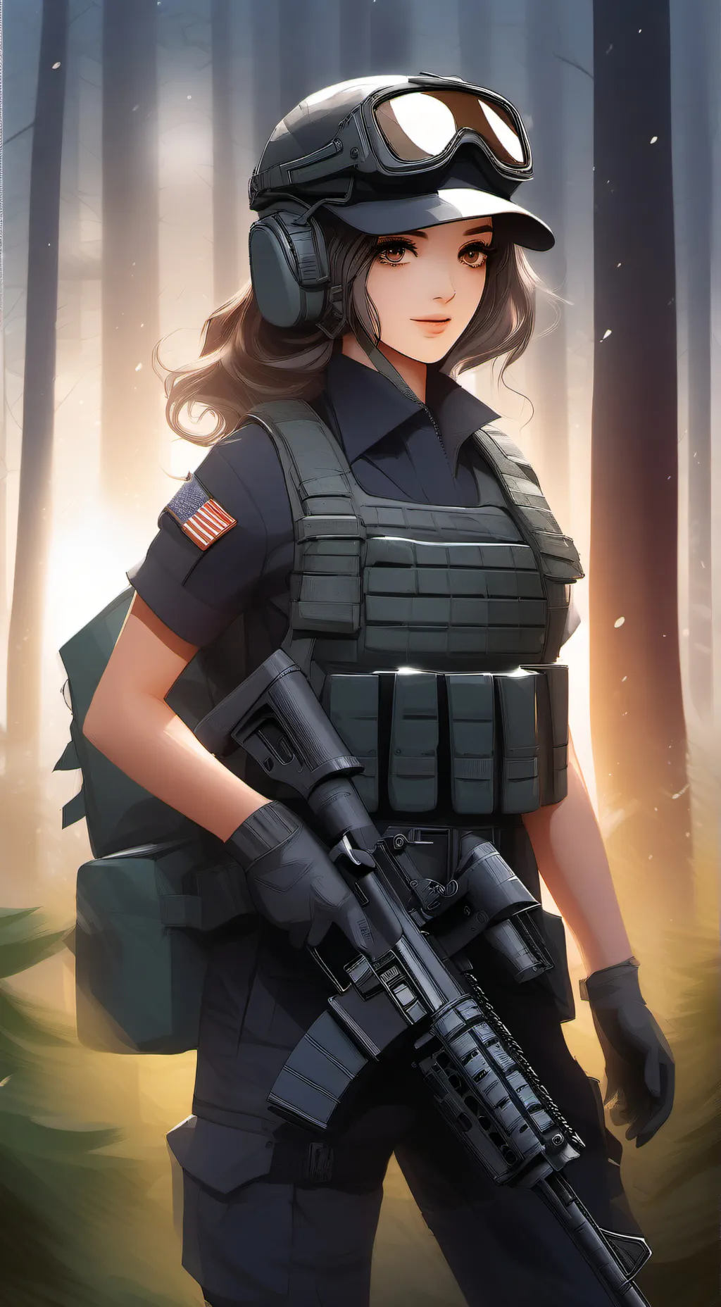 ai character: Mira background