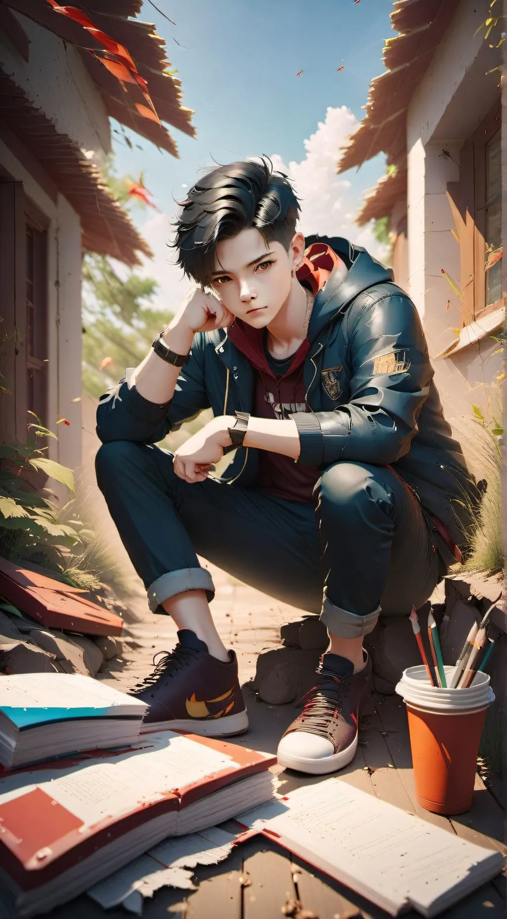 ai character: Jake background