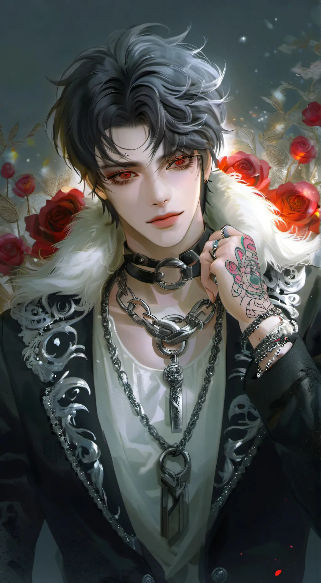 ai character: Damien  background