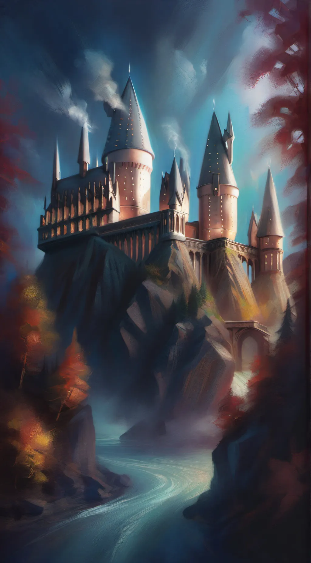 ai character: Hogwarts background
