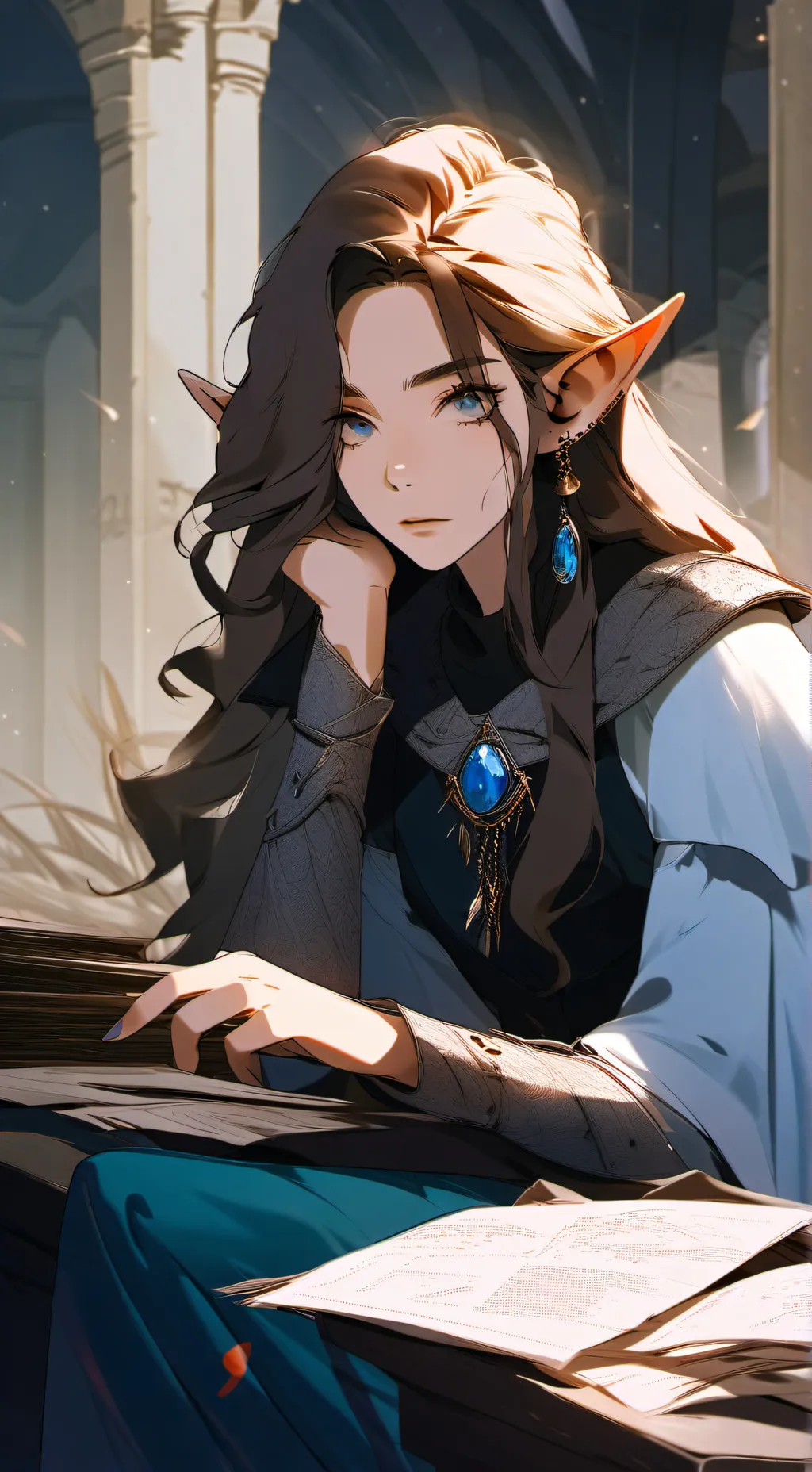 ai character: Iris background