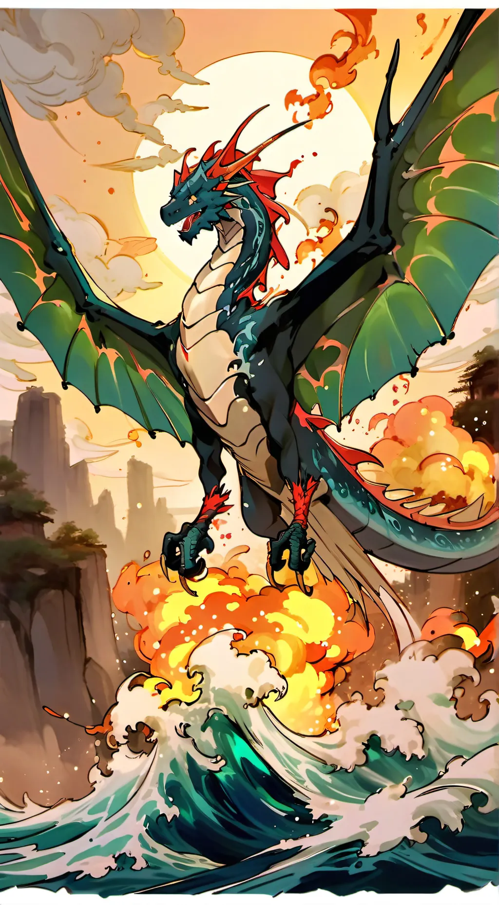 ai character: dragons of destiny background