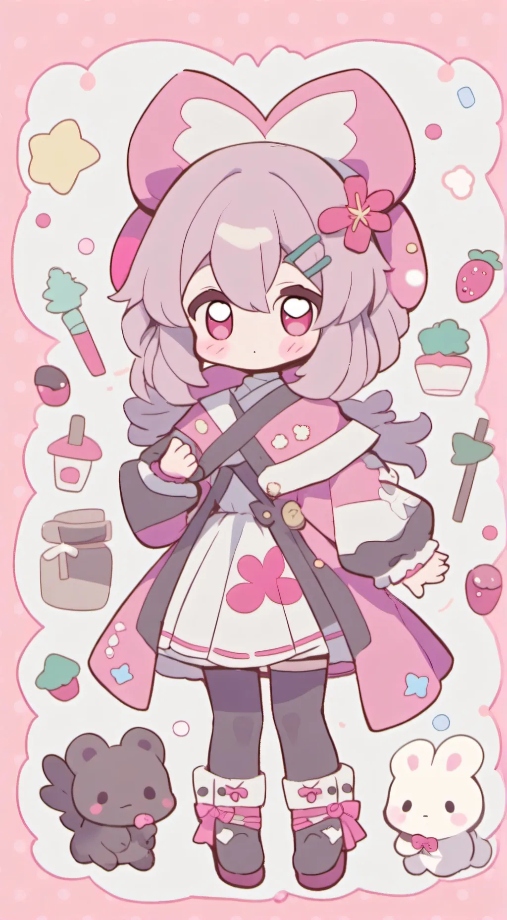 ai character: Star école background