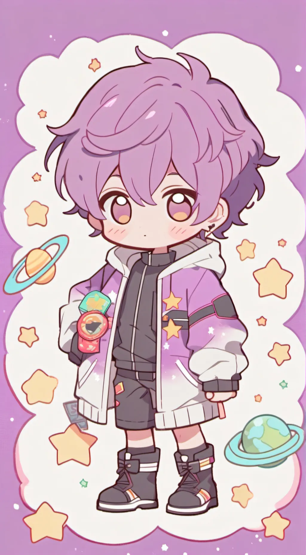 ai character: Galaxito background