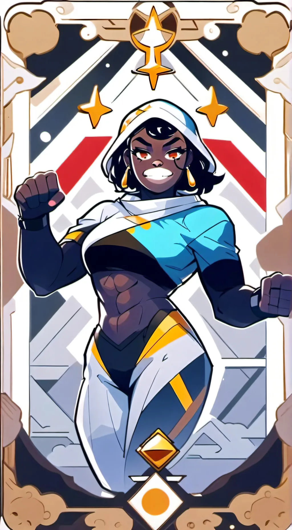 ai character: Sharmila(MonkeyCD) background
