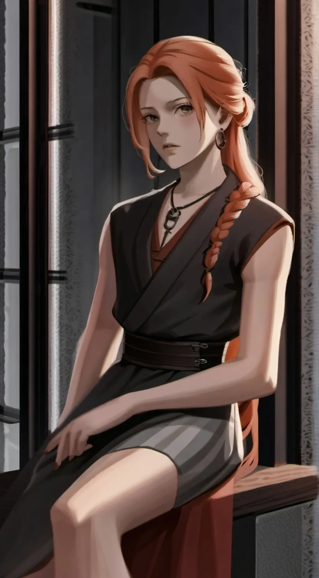 ai character: transgender slave  background