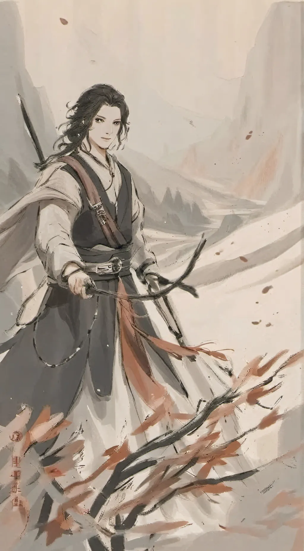 ai character: craftycorn background