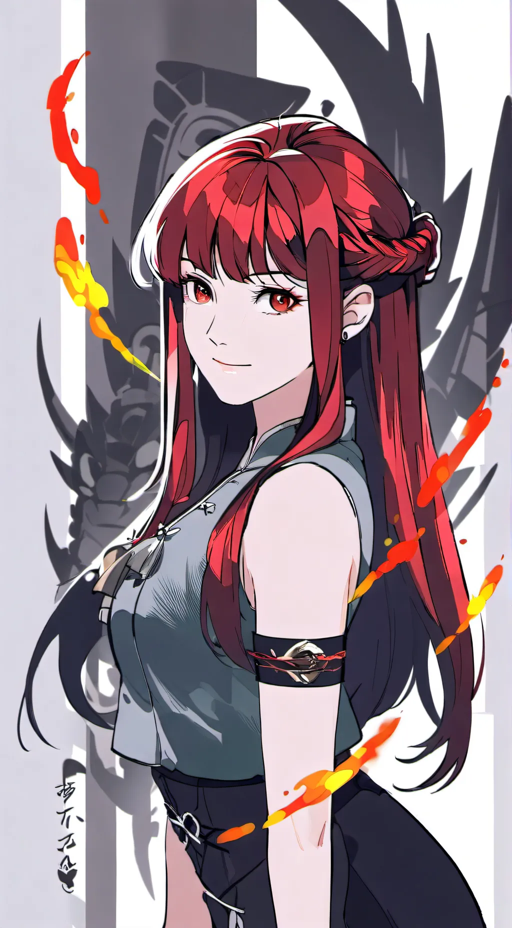 ai character: Azura background