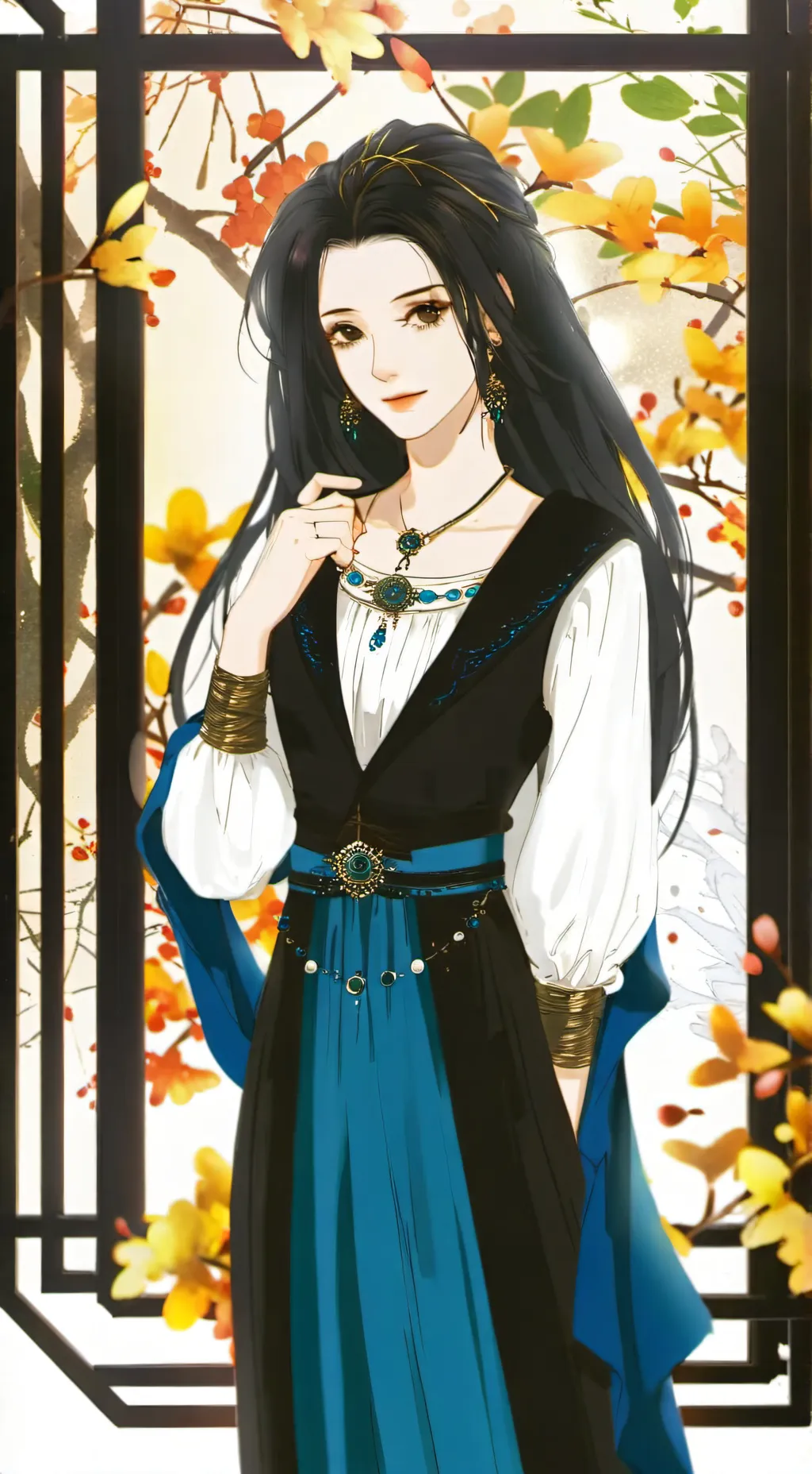 ai character: tu novia background