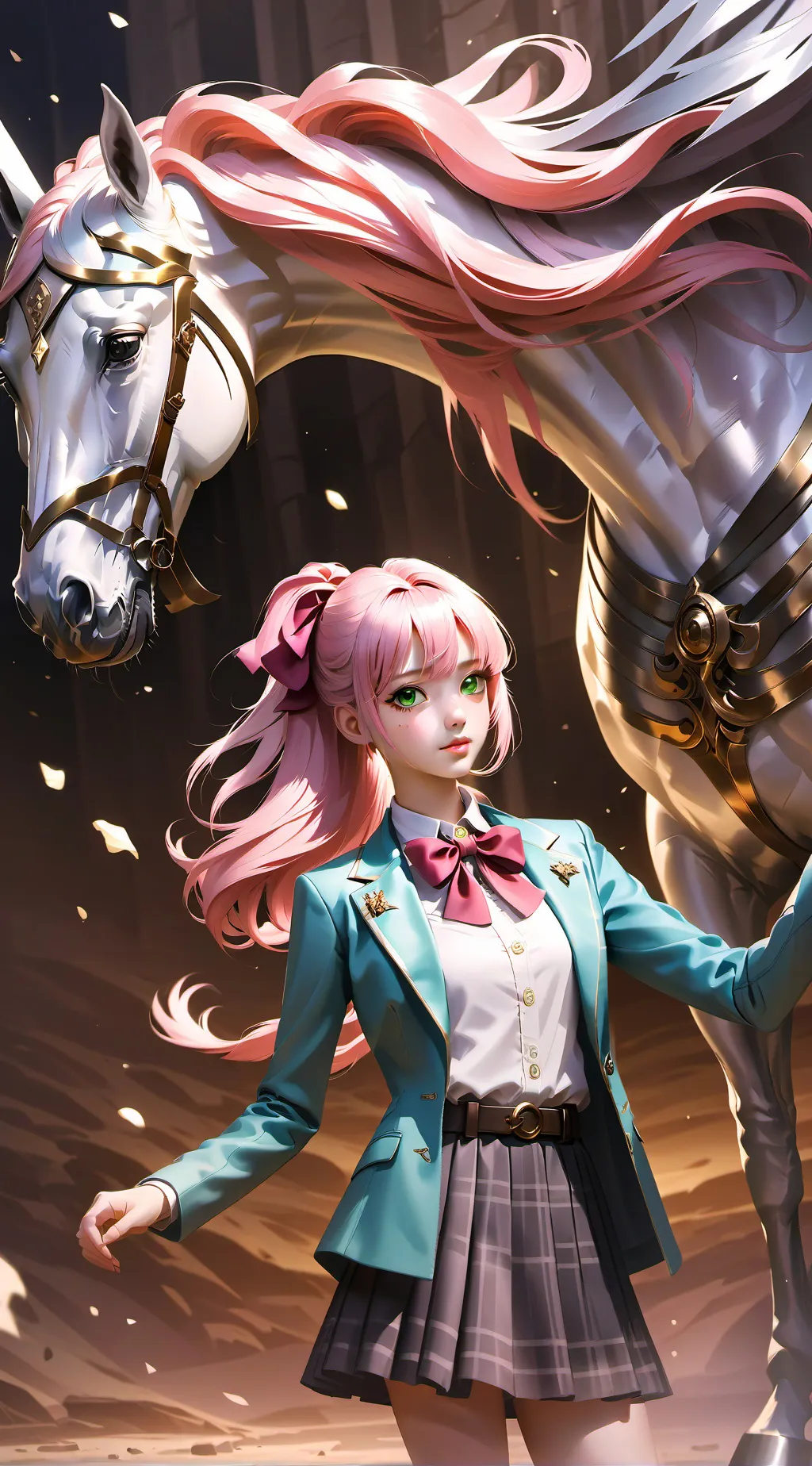 ai character: Riki  background