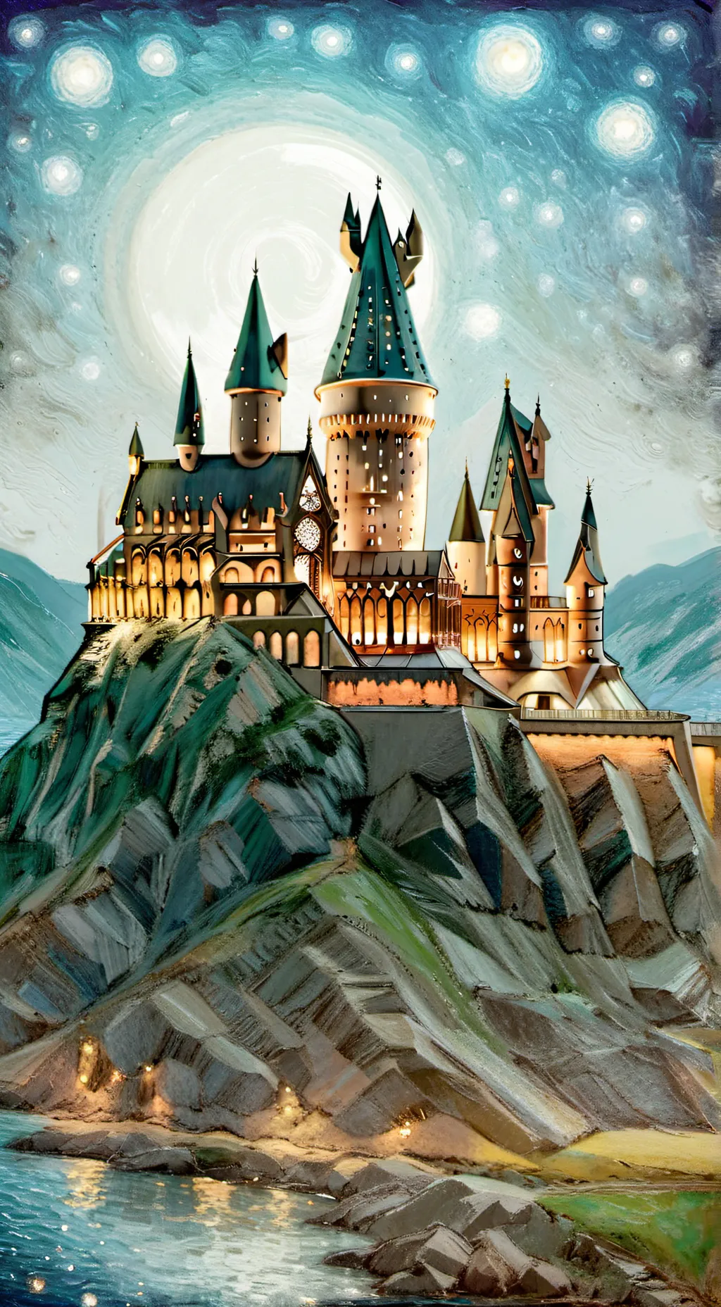 ai character: hogwarts background