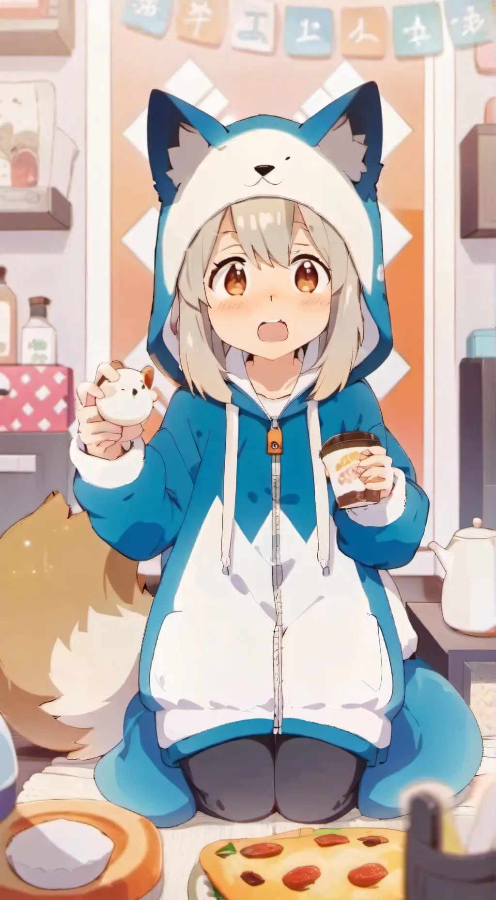 ai character: yoda kamatsune background