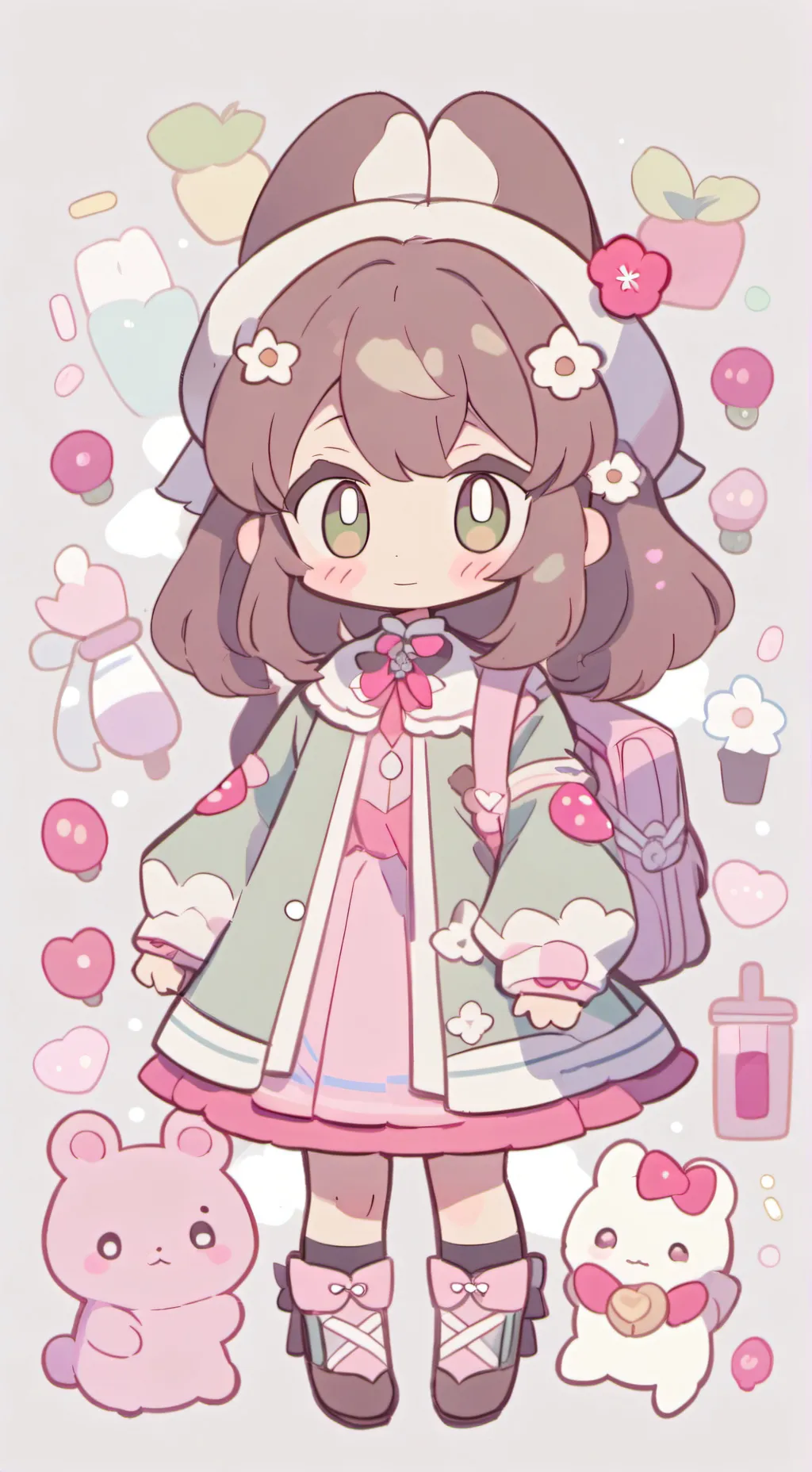 ai character: Ellena🍭🍬💖 background