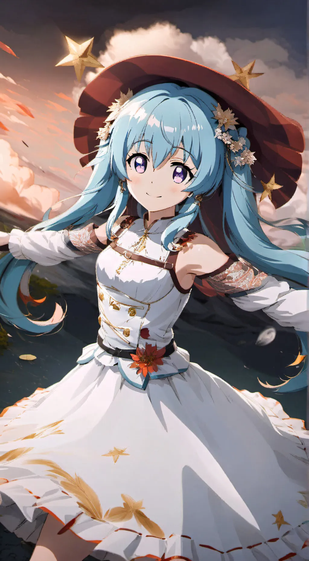 ai character: Sarah Heart~ background