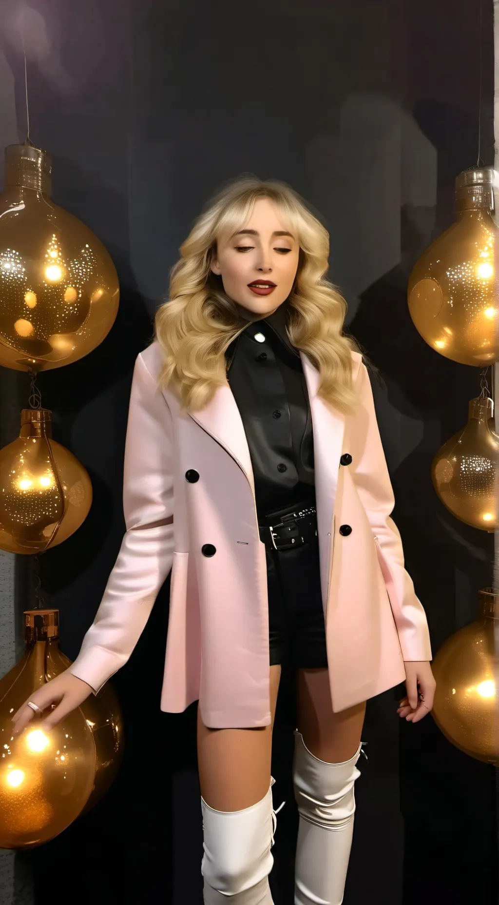 ai character: Sabrina Carpenter  background