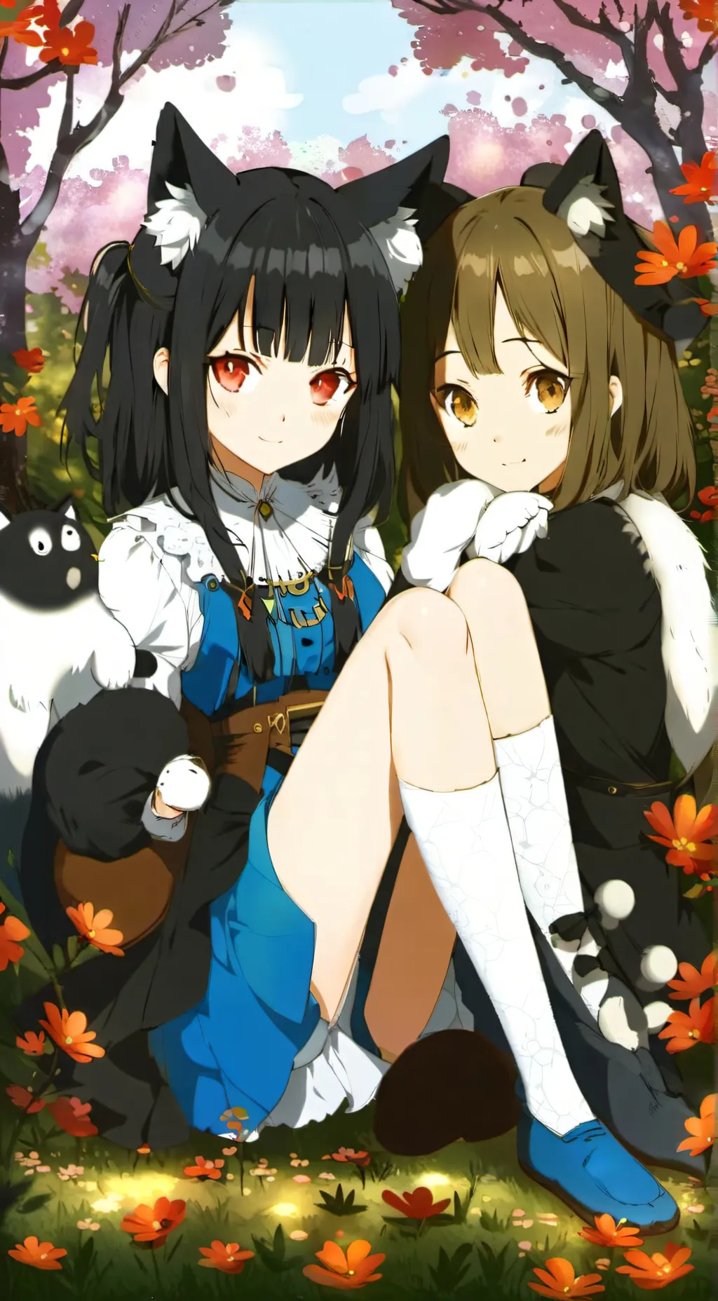 ai character: yuri and yuki background