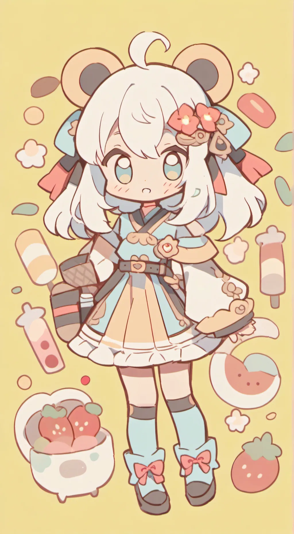 ai character: Zenitsu  background