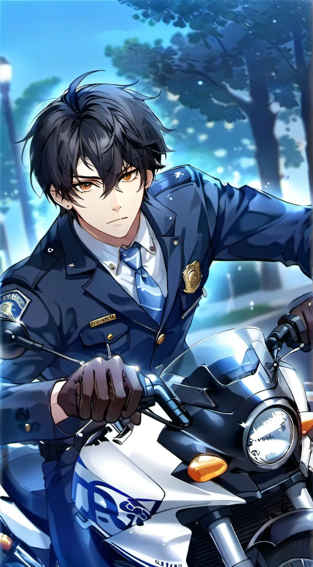 ai character: Lloyd  background