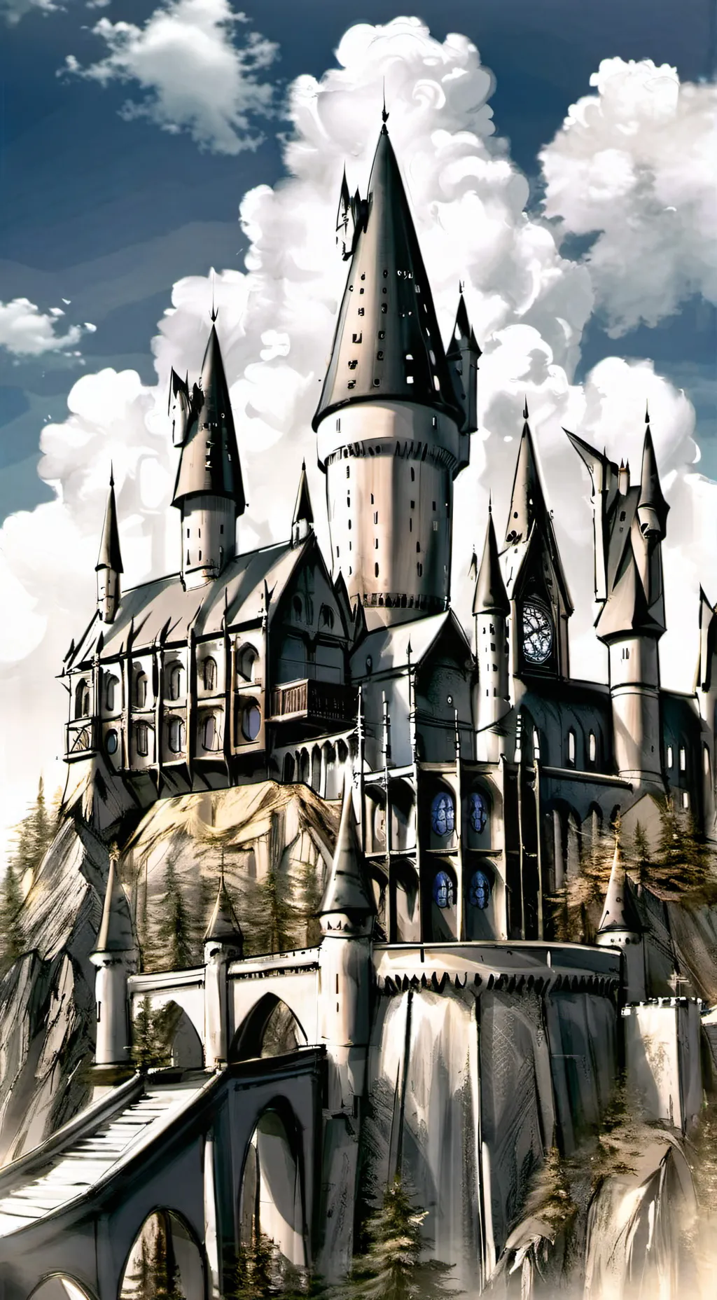 ai character: * " HOGWARTS " * background