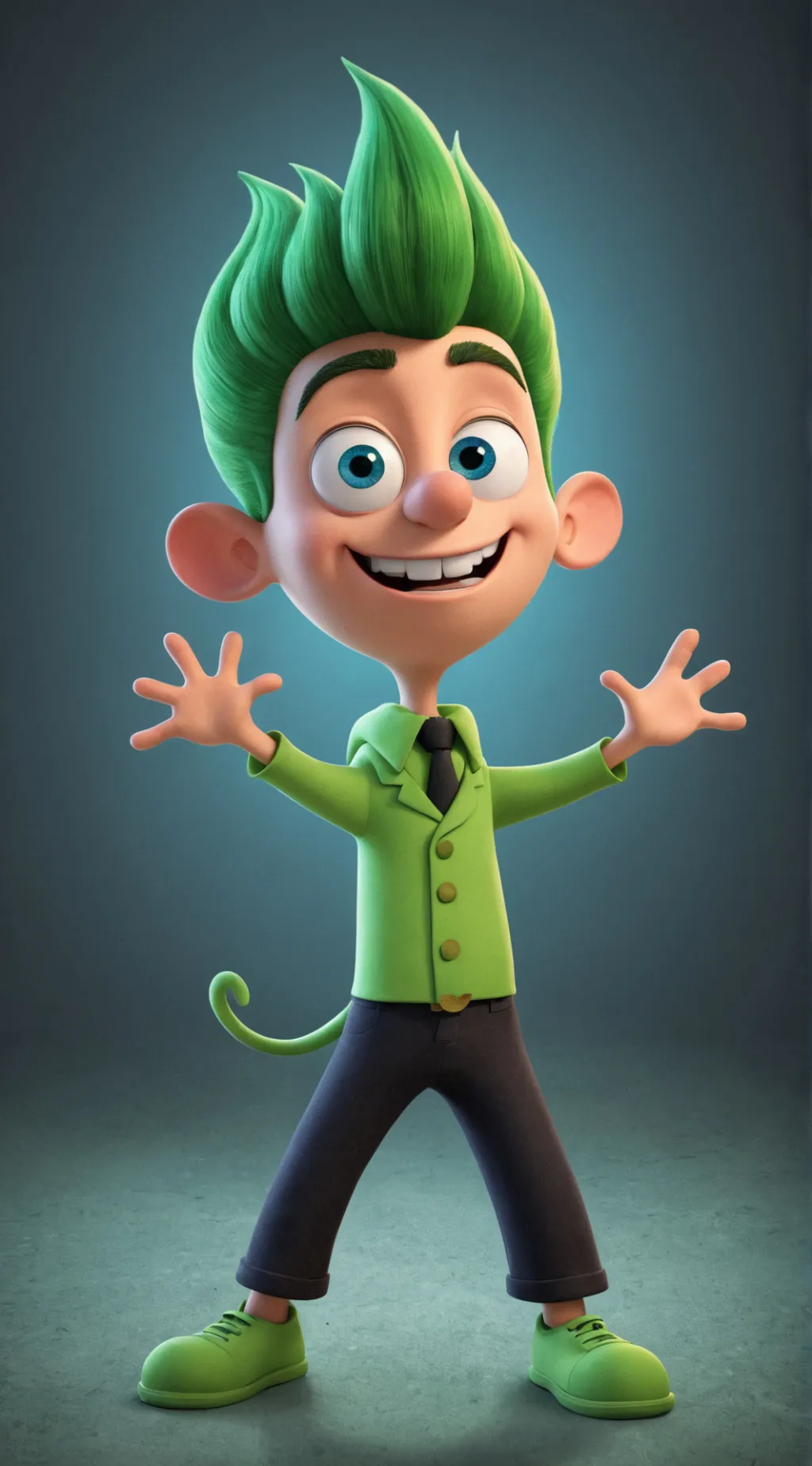 ai character: Cosmo  background