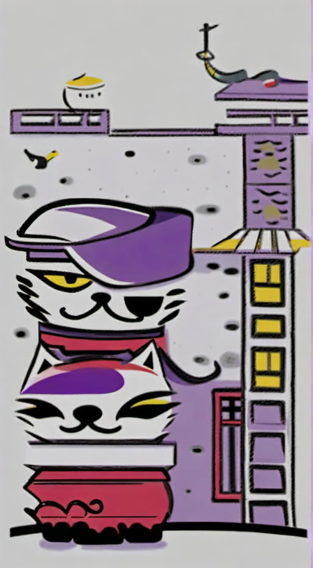 ai character: Catnap  background