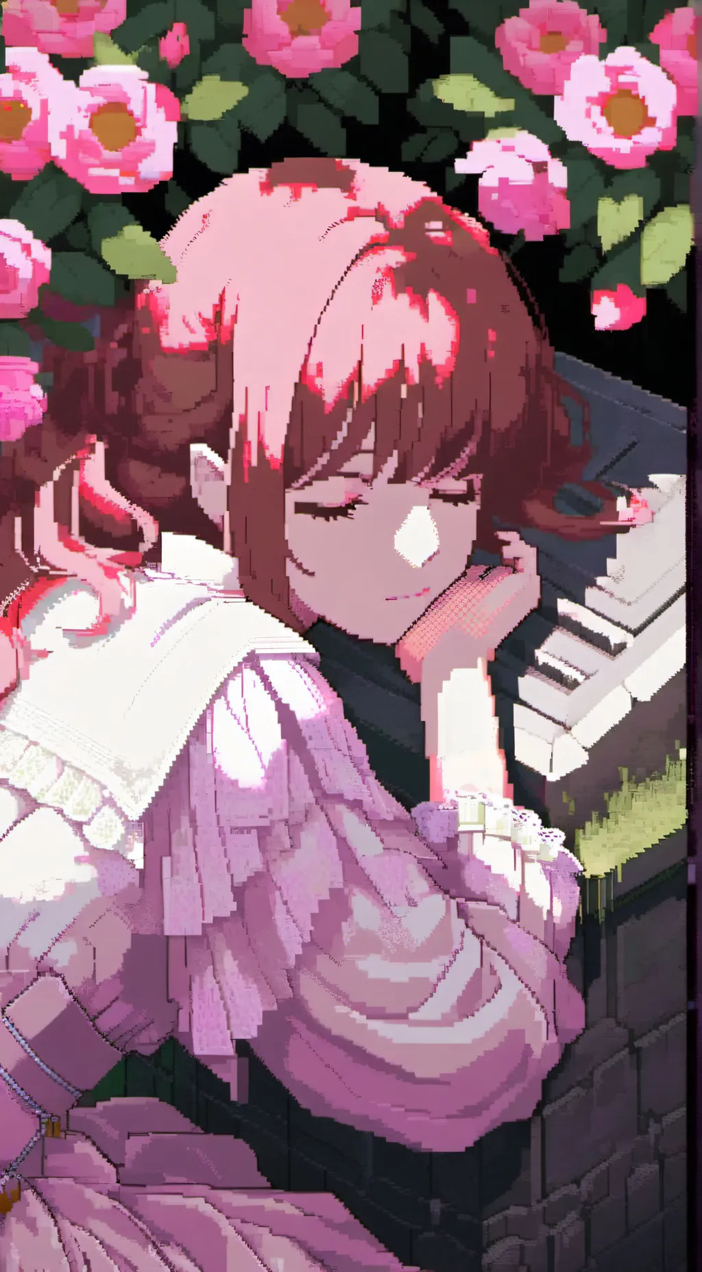 ai character: Rosemarie  background