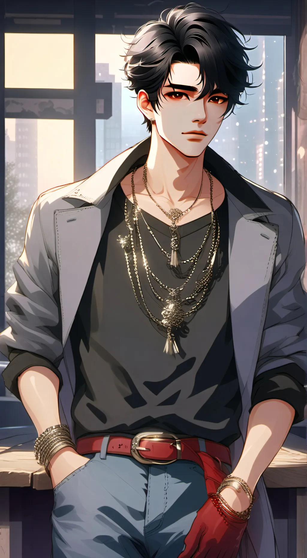 ai character: Reggie  background