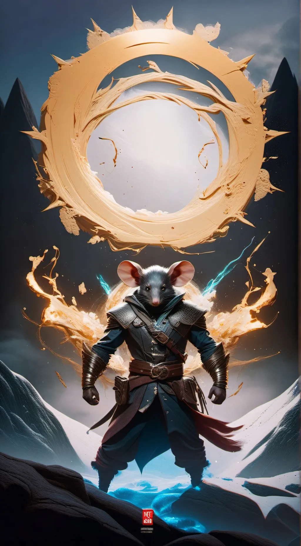 ai character: Rat background