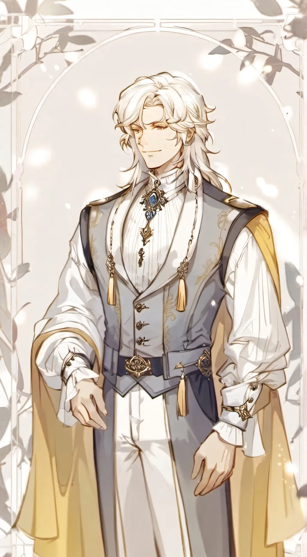 ai character: 🌙Ꮺ˙Caelus ꔛ∘🕯 background