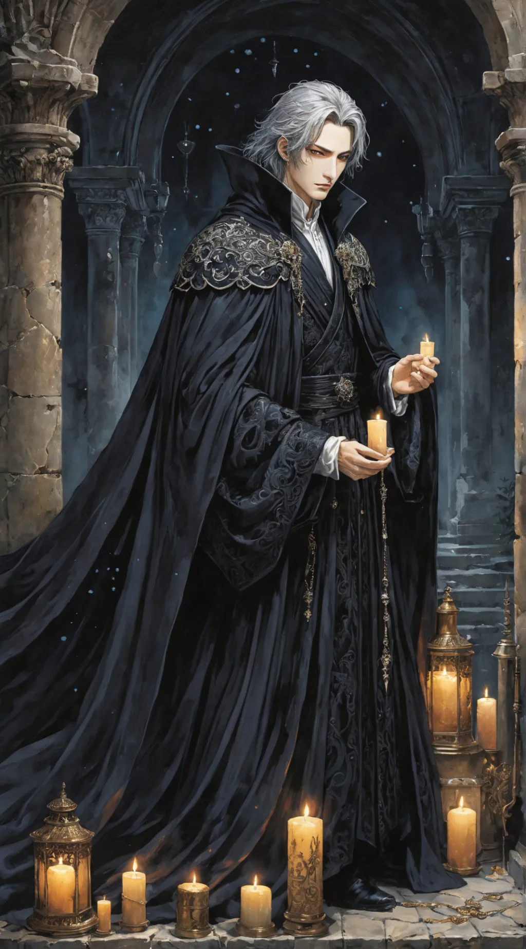 ai character: Lucien background