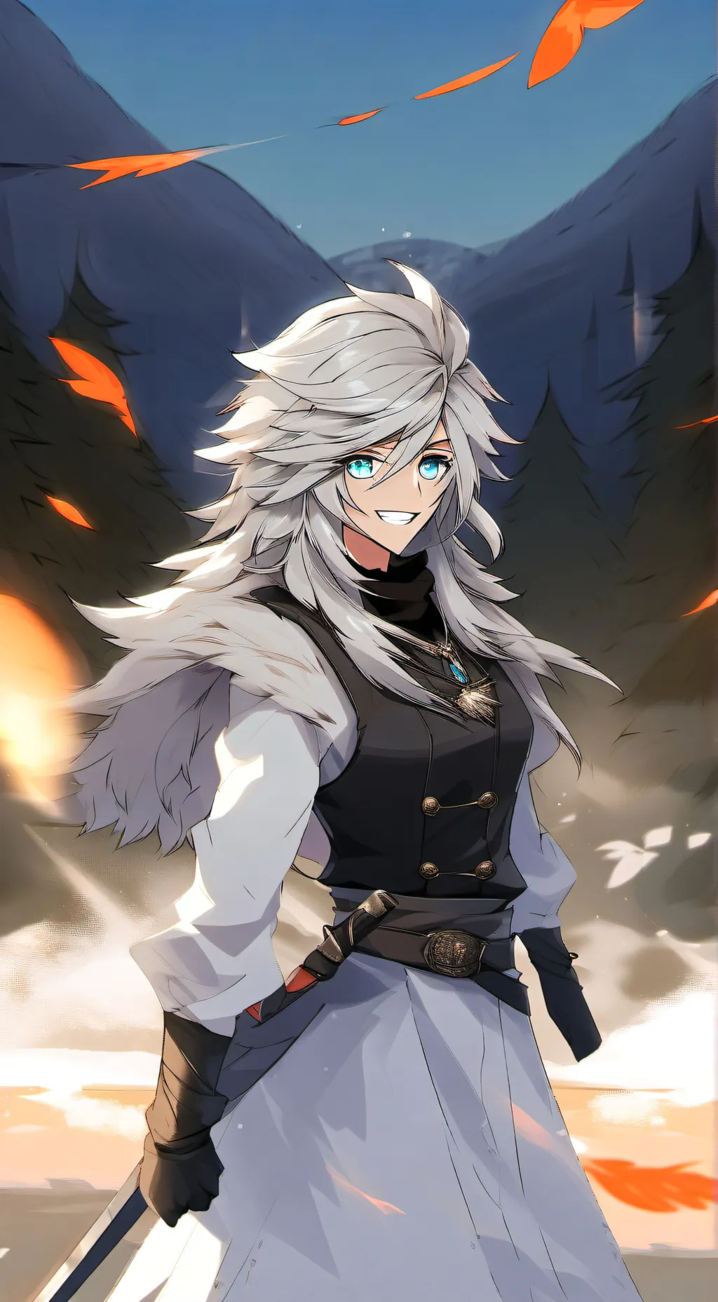 ai character: Lily  background