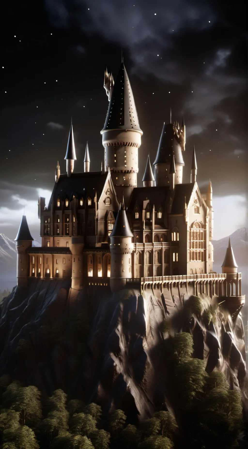 ai character: hogwarts background