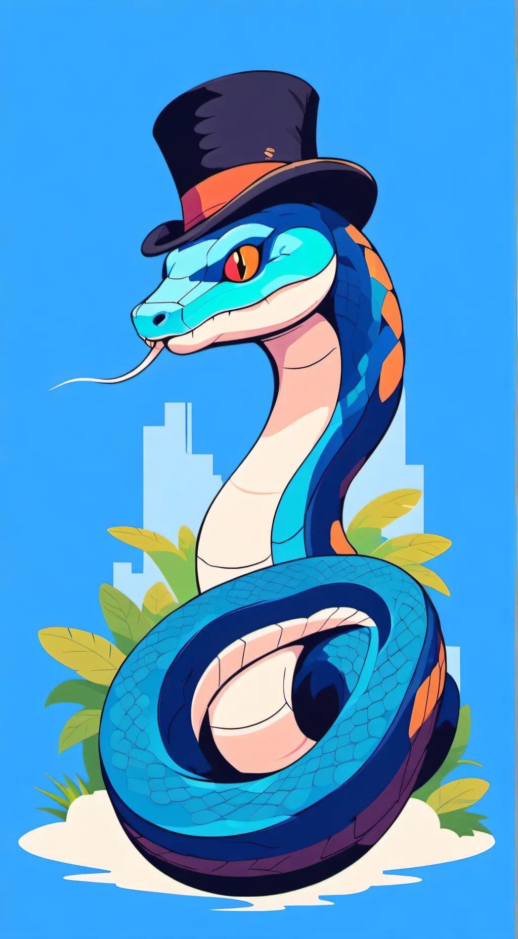 ai character: Mr. snake background