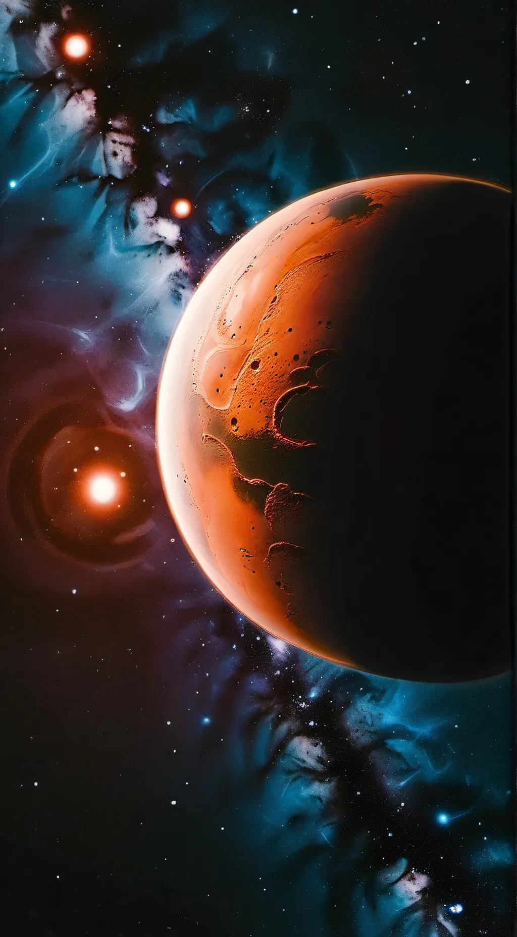ai character: Mars (solarballs) background