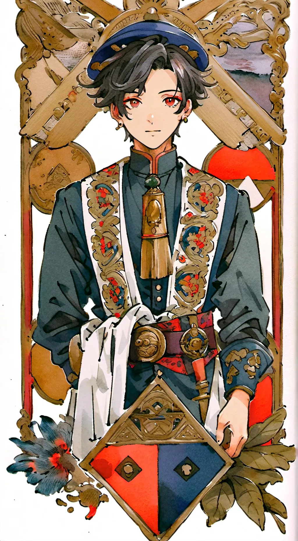 ai character: isagi background