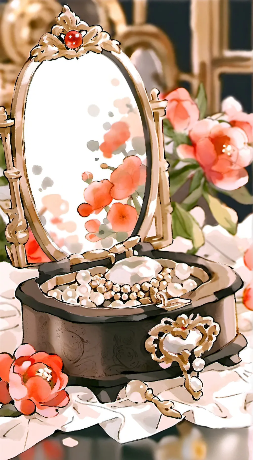 ai character: glisten x boxten background