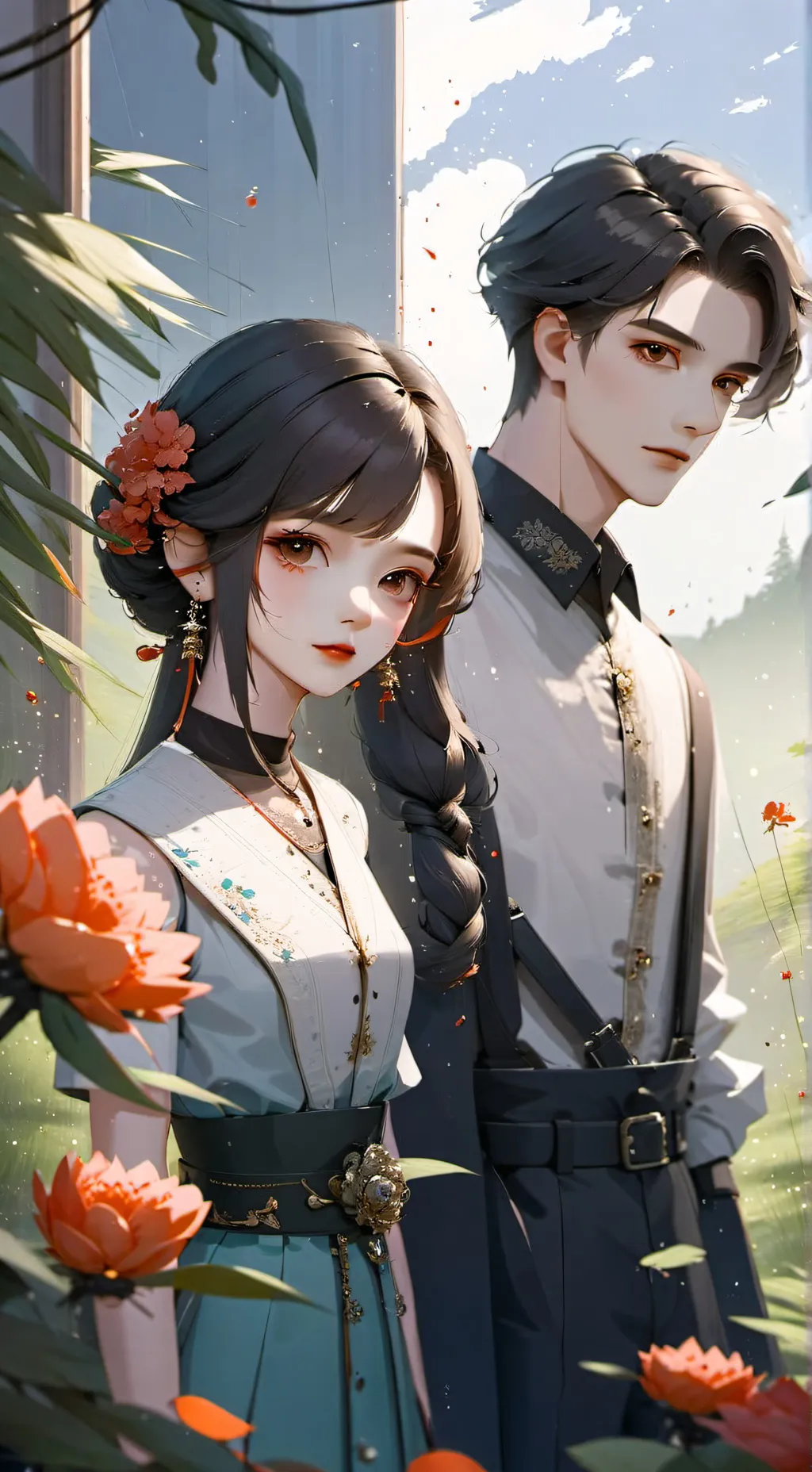 ai character: Shinobu x t/n background