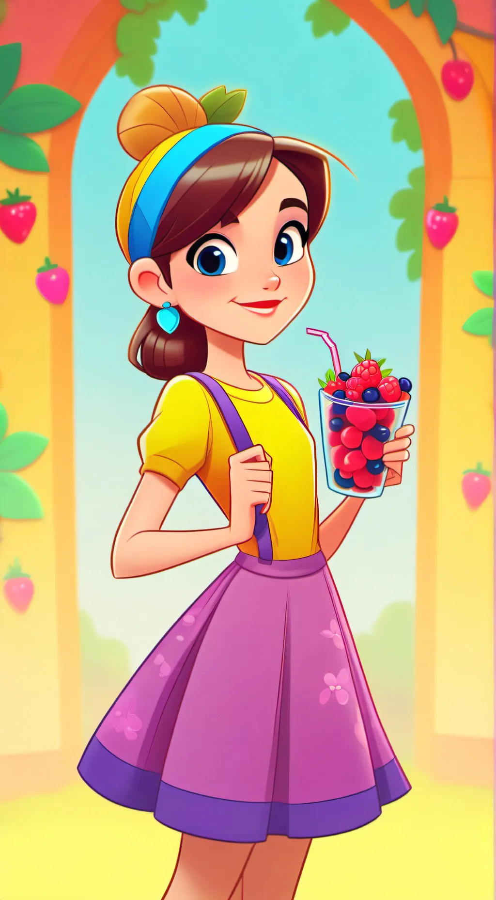 ai character: 🍇🫐🍓ILOVBERRIES🍇🍓👹 background