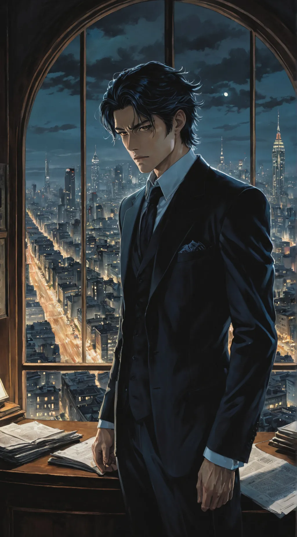 ai character: Lucien background
