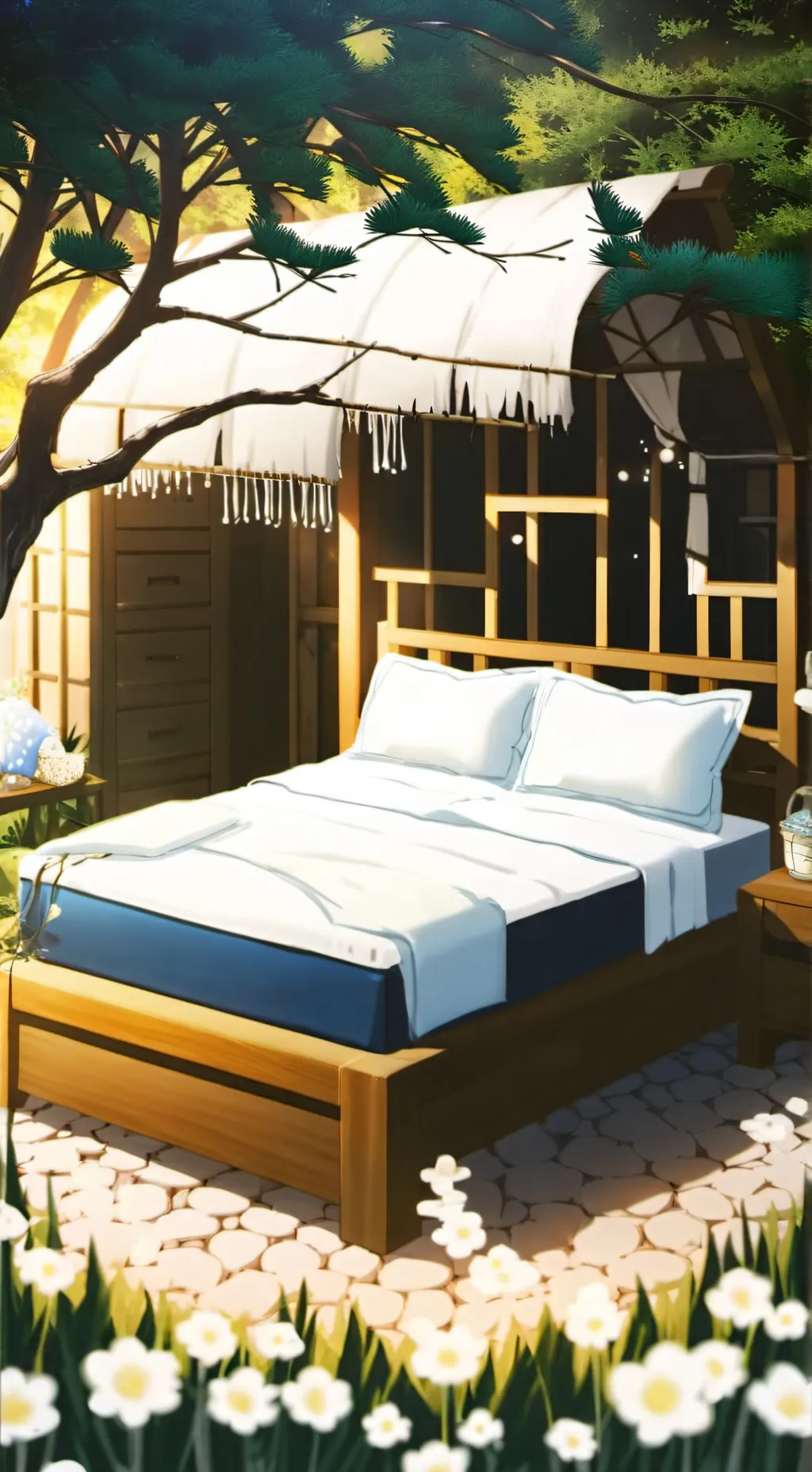 ai character: ★DS sleep over🍉 background