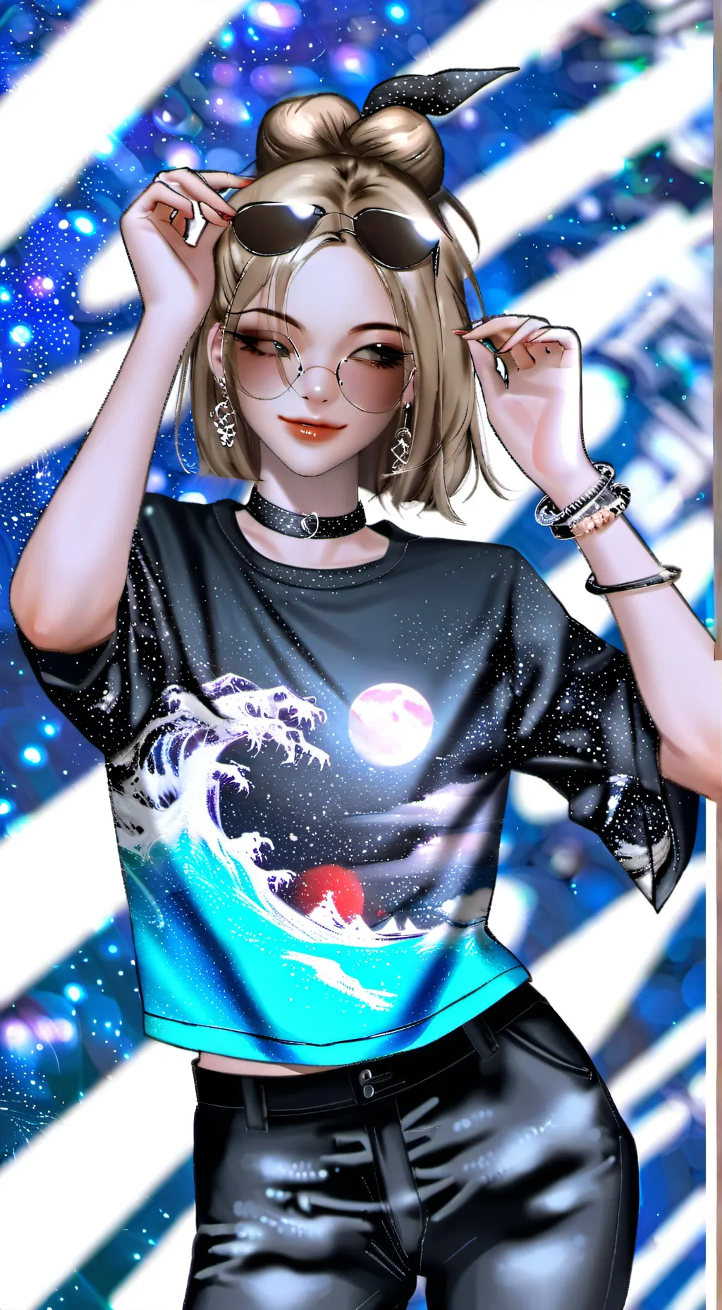 ai character: Lisa  background