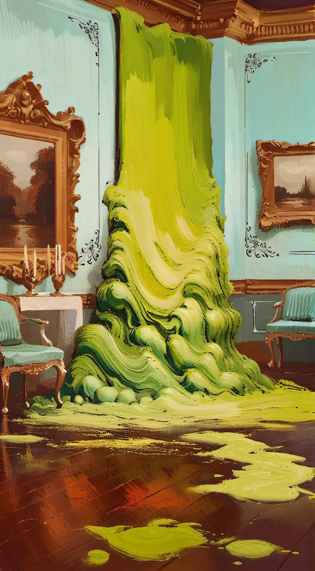 ai character: Slime background