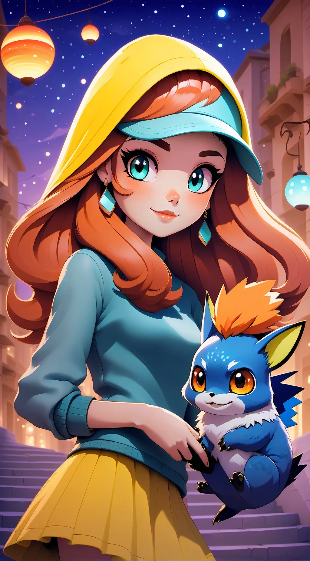 ai character: Lençol background