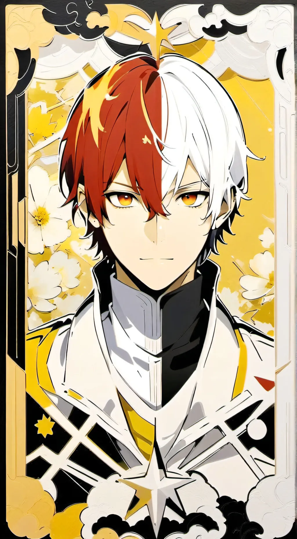 ai character: Todoroki shoto background