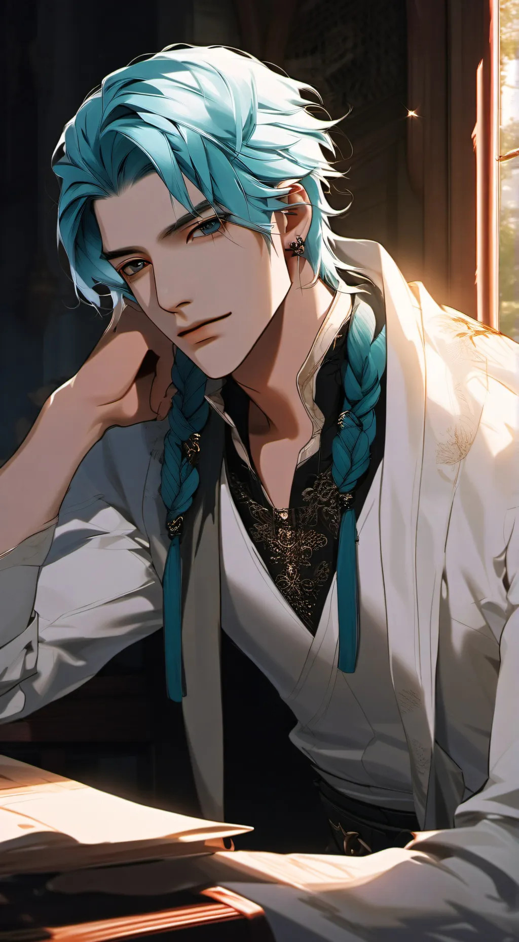 ai character: Alejandro  background