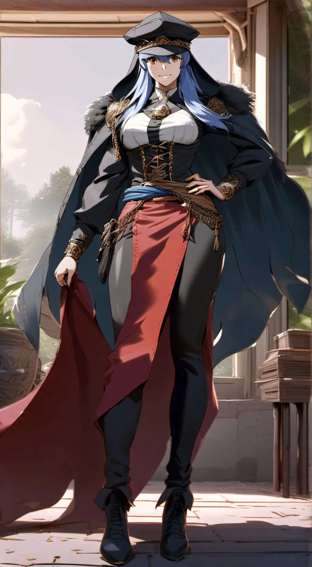 ai character: General Isolde background
